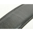 Hermes Belt Constance Black Gold Leather Reversible Silver — view 9