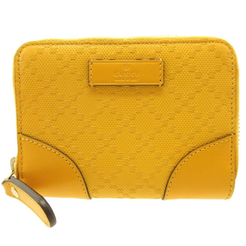 Gucci Tiamante Leather Yellow Coin Case Card 0069
