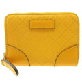 Gucci Tiamante Leather Yellow Coin Case Card 0069