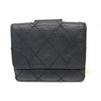 Chanel 10 S Wild Stitch Compact Wallet Black 7 — view 2