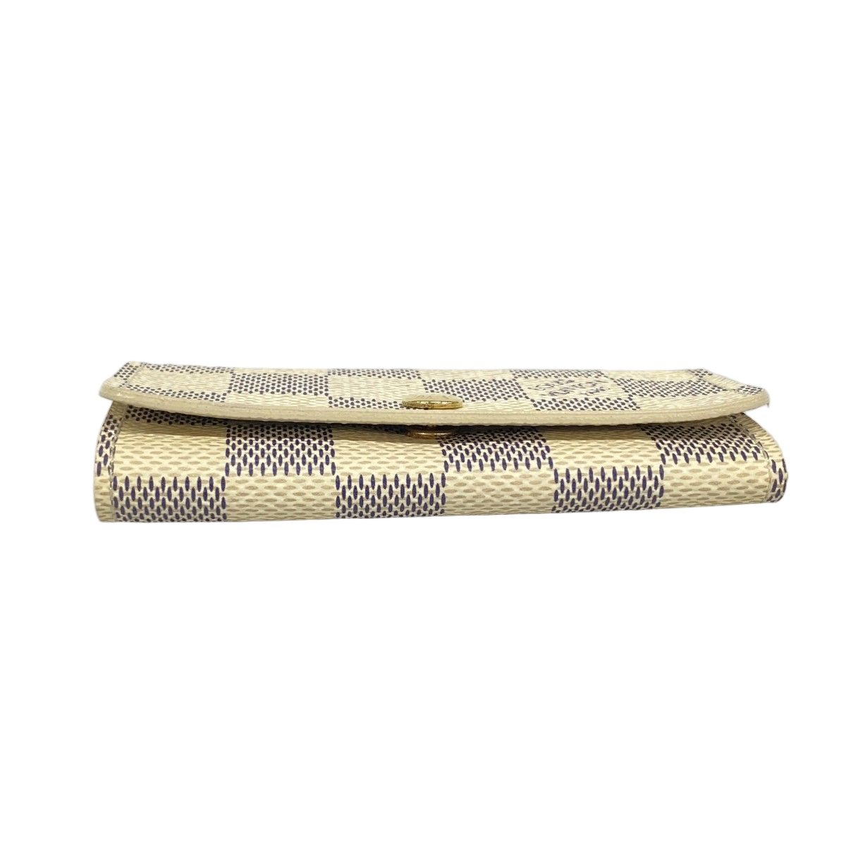 Louis Vuitton Key Case Damier Azur Multicles 4 White Key Holder — view 2