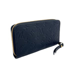 Louis Vuitton Zippy Wallet Monogram Empreinte Noir Leather Black Round Gold — view 2