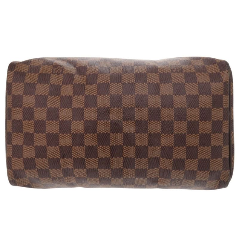 Louis Vuitton Speedy 30 Damier Ebene Brown Handbag 0029 — view 3