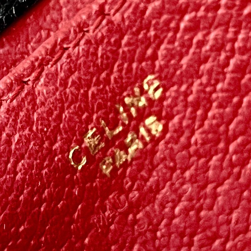 Celine Handbag Leather Gold Hardware Mini Vintage Black — view 9