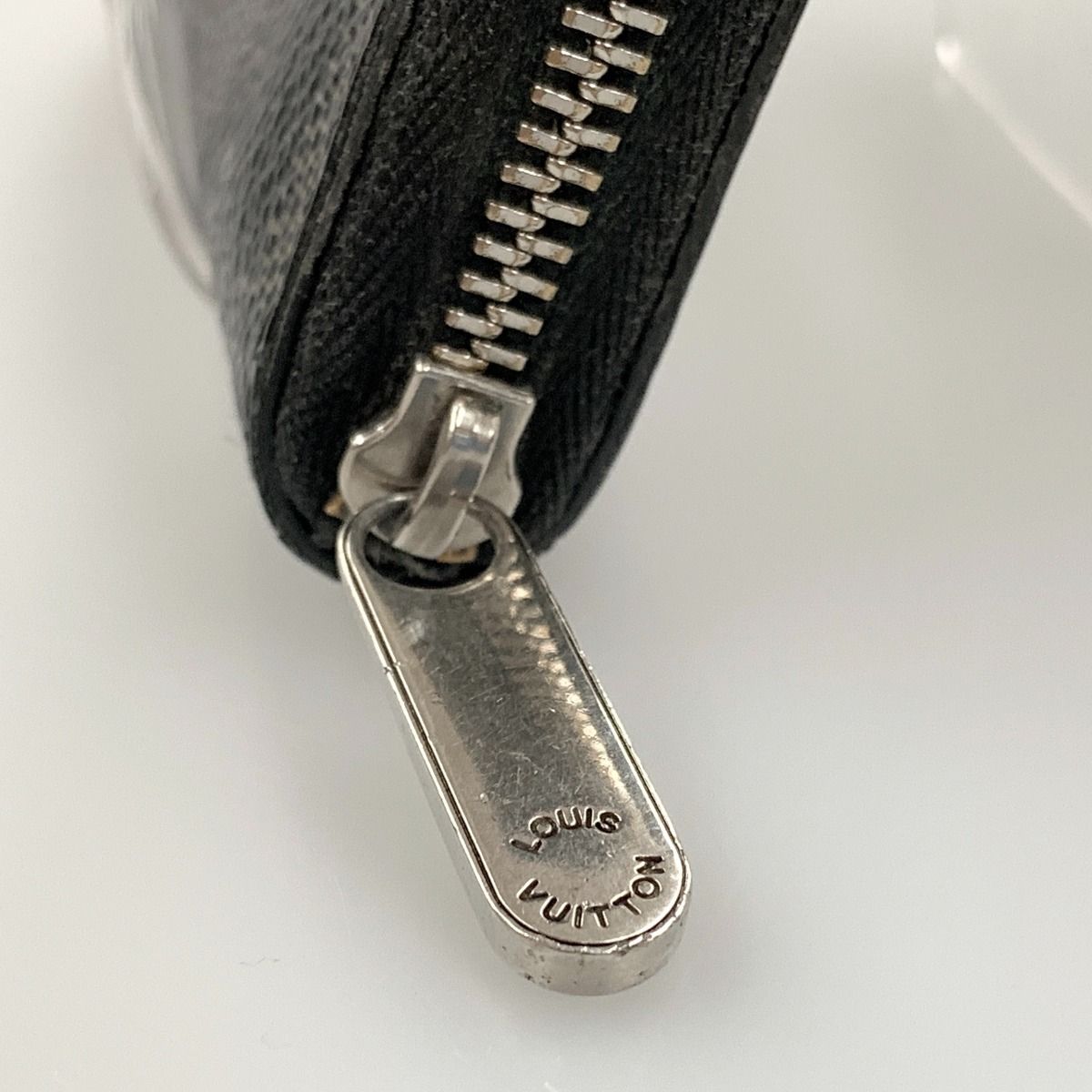 Louis Vuitton Damier Graphite Zippy Coin Purse Case Black — view 4