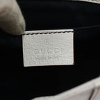 Gucci Sherry Line Waist Bag Leather White Body — view 8