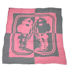 Hermes Scarf Carre 140 Silk Brides de Gala Chiffon Purple