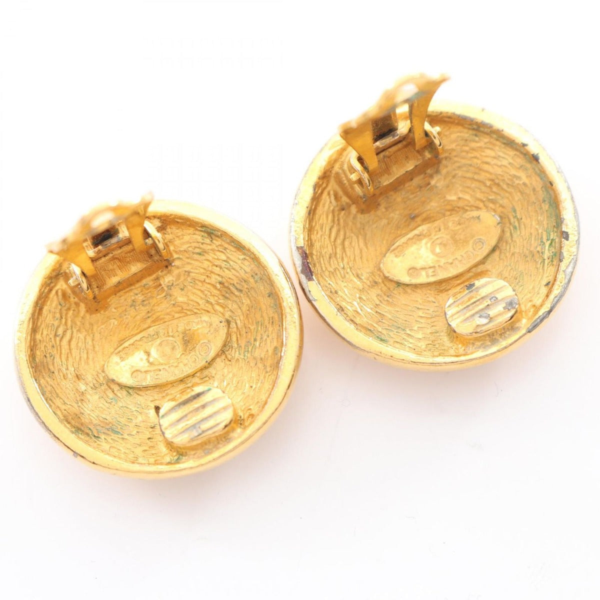 Chanel Earrings CC Logo Quilted — view 6