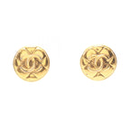 Chanel Earrings CC Logo Quilted