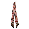 Fendi Silk Pink Multicolor Scarf