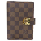 Louis Vuitton Notebook Cover Agenda Koala PM Damier Ebene Brown System — view 2