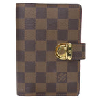 Louis Vuitton Notebook Cover Agenda Koala PM Damier Ebene Brown System