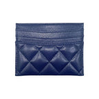 Chanel Card Case Timeless Classic Line Fragment Ap4472 Quilted Caviar — view 4