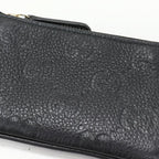 Gucci Coin Case Key GG Emblem Pouch Grain Leather Black — view 4
