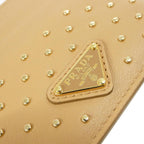 Prada Card Case Card Holders Gold — view 4
