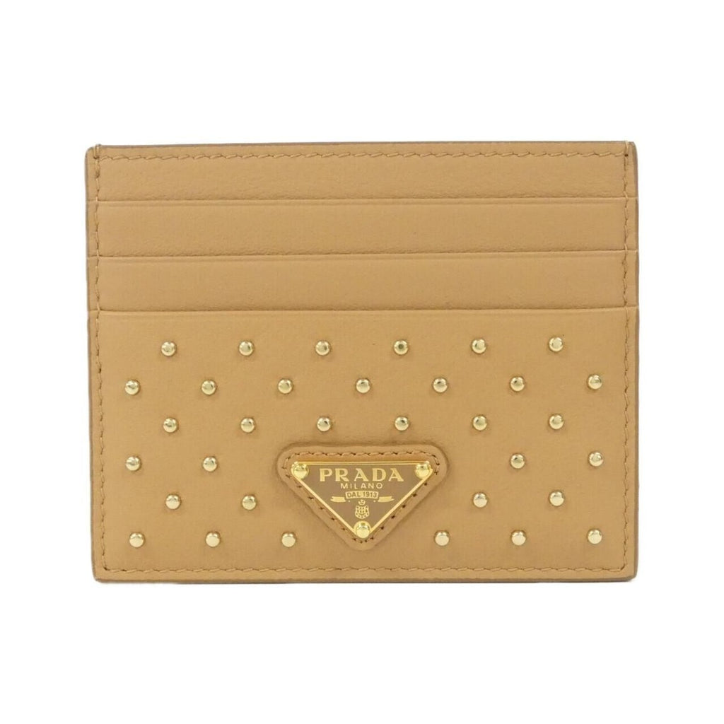 Prada Card Case Card Holders Gold