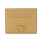 Prada Card Case Card Holders Gold