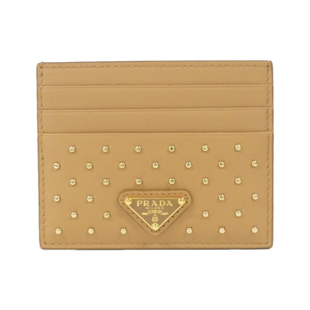 Prada Card Case Card Holders Gold