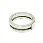 Gucci Silver Logo Double Line Ring 5.6 g 925 Engraved — view 8