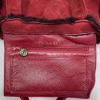 Chanel Mouton Bag Handbag Red — view 8