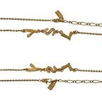 Yves Saint Laurent Vintage Logo Necklace Pendant Choker — view 4