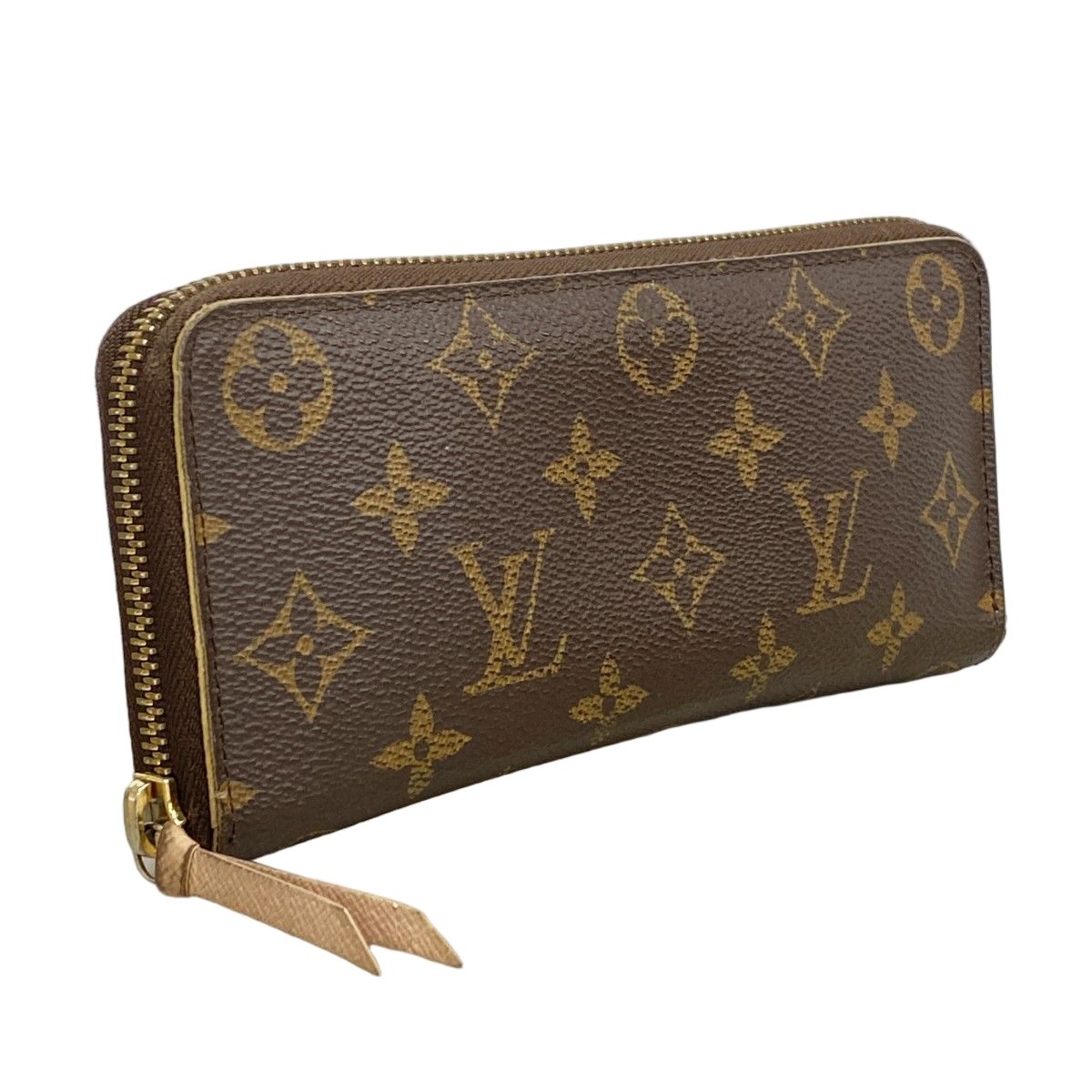 Louis Vuitton Wallet Monogram Portefeuille Clemence Brown Rose Velours — view 2
