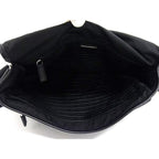 Prada Shoulder Bag Triangle Logo V158 Black Tessuto Nylon — view 5