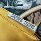 Hermes Scarf Carre 90 Au Son du Tam Silk Yellow to the Sound of Tam — view 7