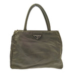 Prada Tessuto Nylon Handbag Olive