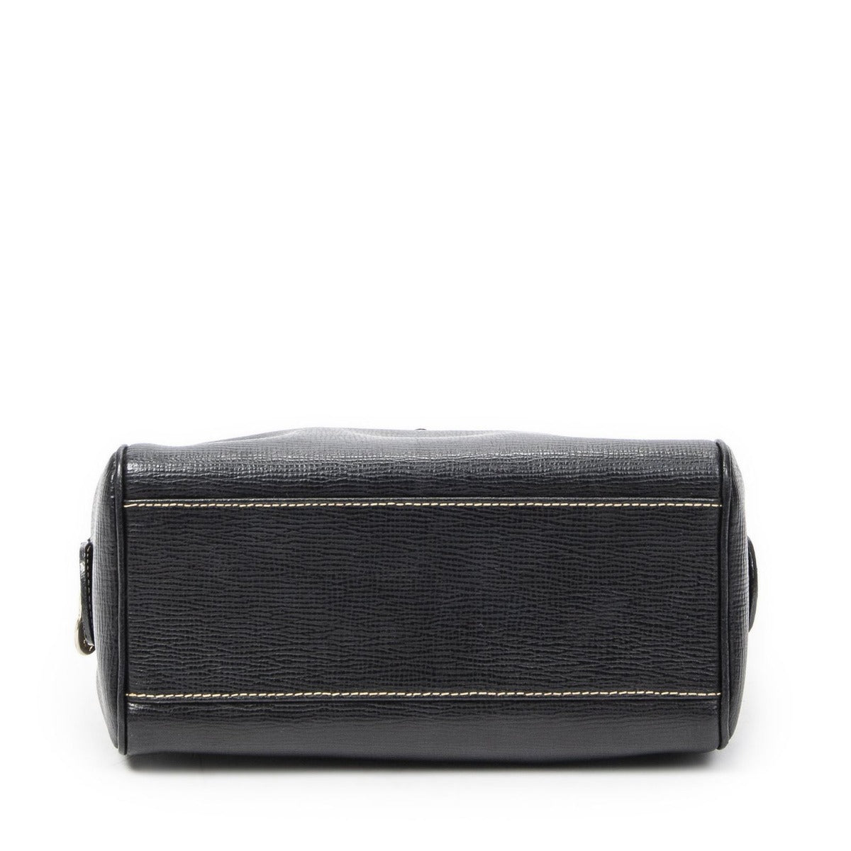 Celine Vintage Small Boston Black Grain Leather AB — view 6