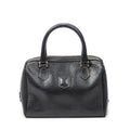 Celine Vintage Small Boston Black Grain Leather AB