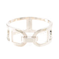 Hermes 925 Chaine D'ancre Bangle Bracelet Silver
