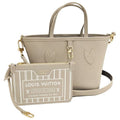 Louis Vuitton Neverfull Inside Out BB Reversible 2-Way Tote Bag Monogram Grain