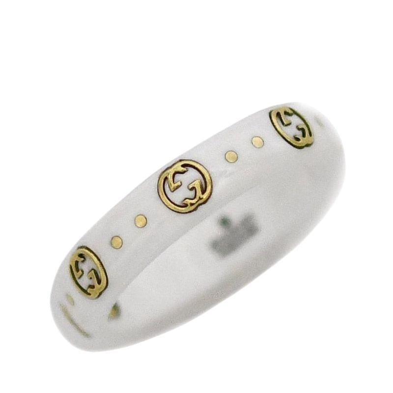 Gucci Icon Ring White Yellow — view 4