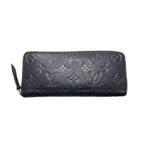 Louis Vuitton Monogram Empreinte Portefeuille Clemence Leather Zip Around Wallet