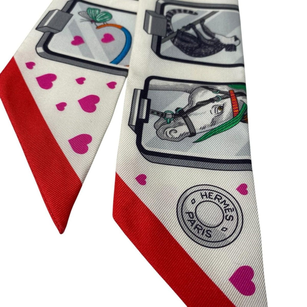Hermes Herme Twilly Story New Tag Scarf — view 5