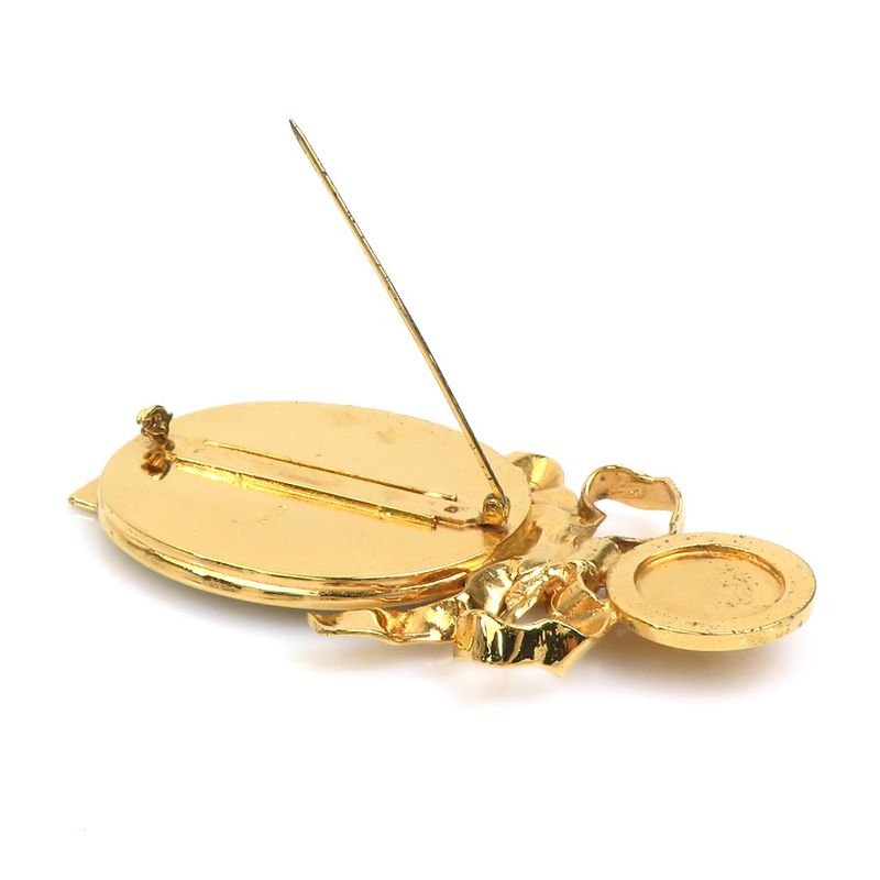 Chanel Brooch Coco Mark Mirror — view 6