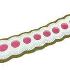 Fendi Strap You Shoulder Small Studded Leather Brown White Pink — view 7