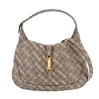 Gucci the Hacker Project Jackie Shoulder Bag GG Supreme Beige