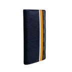 Louis Vuitton Wallet Epi Damier Graphite Portefeuille Brazza NM Blue Marine — view 2