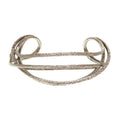 Christian Dior CD Logo Metal Silver Bracelet Bangle 0029
