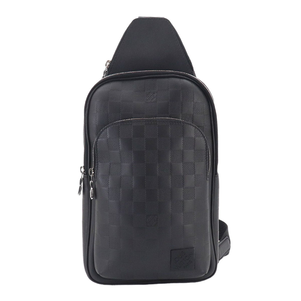 Louis Vuitton Damier Infini Avenue Sling Bag Black