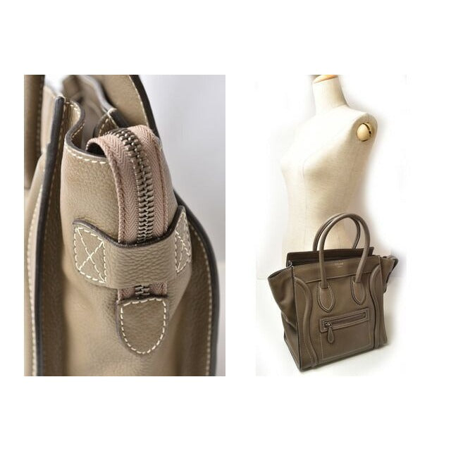 Celine Handbags Micro Shopper Luggage Glaze — view 2