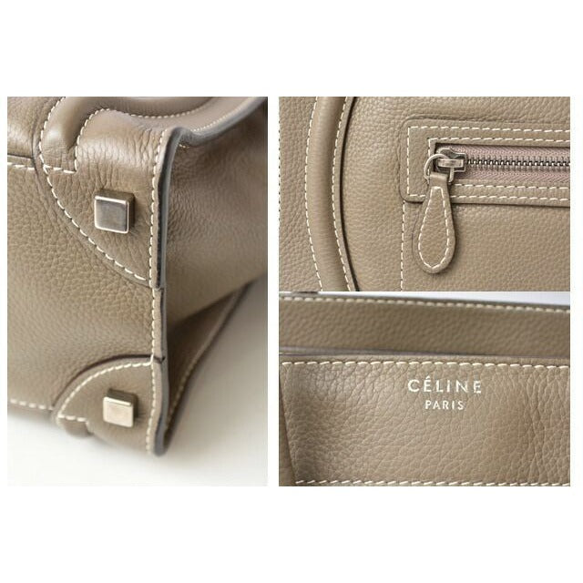 Celine Handbags Micro Shopper Luggage Glaze — view 3