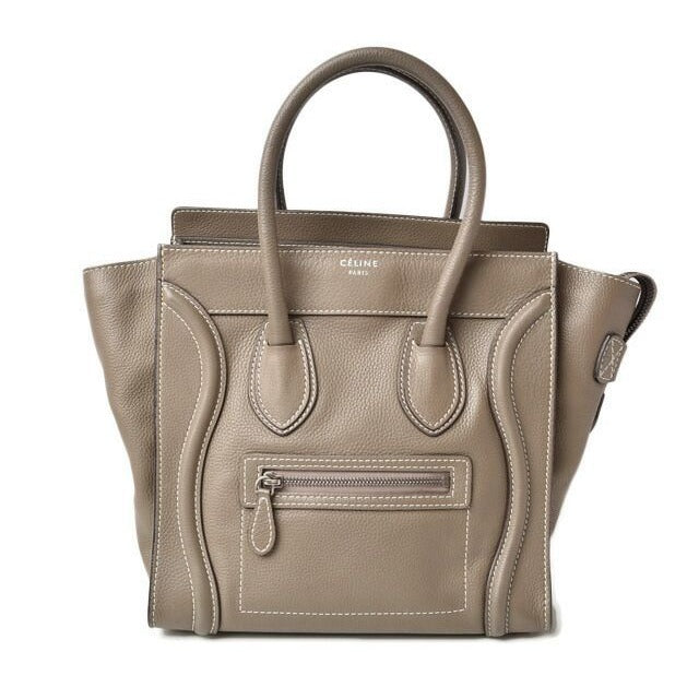Celine Handbags Micro Shopper Luggage Glaze