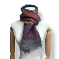 Fendi Scarf Zucca Pattern Multicolor Wool