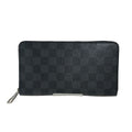 Louis Vuitton Damier Graphite Round Zipper Zippy Organizer Long Wallet