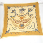 Hermes Pleated Carre Scarf Papules Des Sables Desert Accessories — view 2