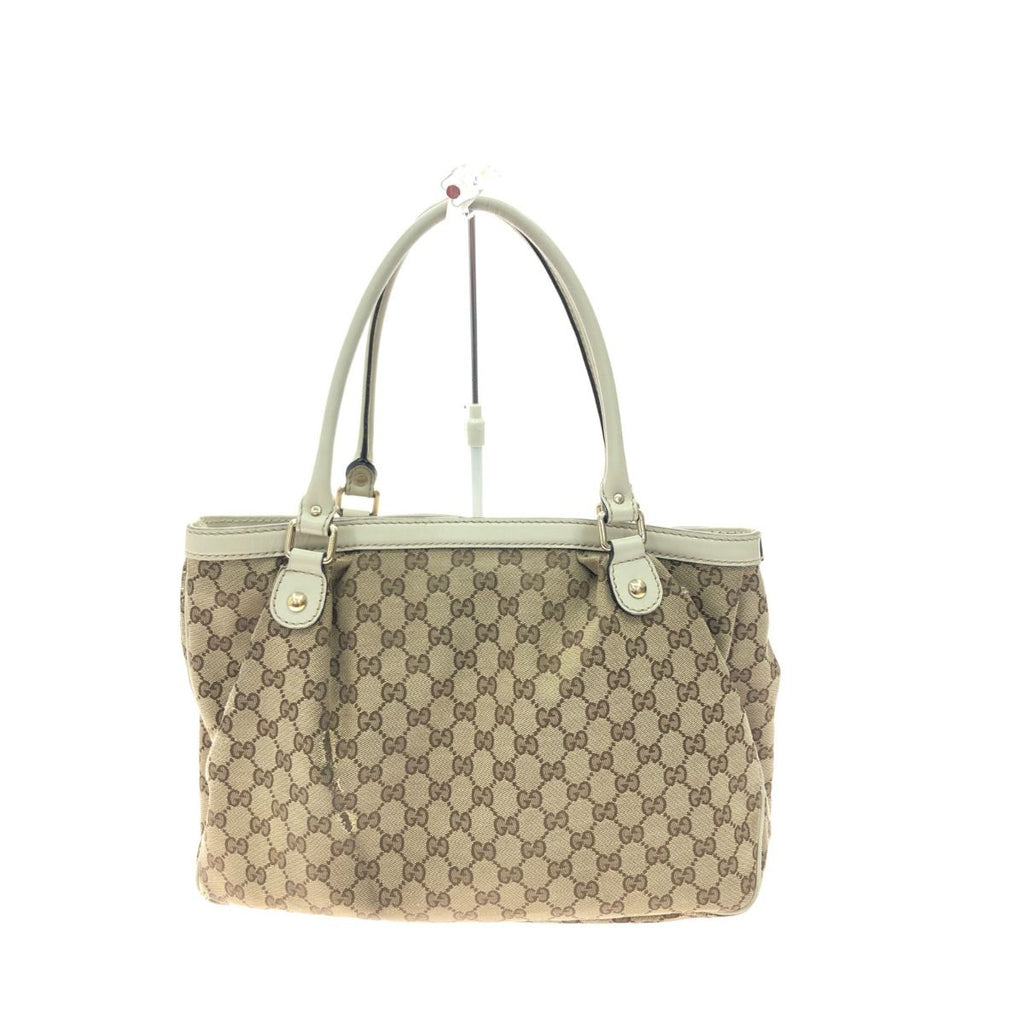 Gucci Bag Sookie Shoulder Tote Interlocking G GG Canvas Beige — view 2