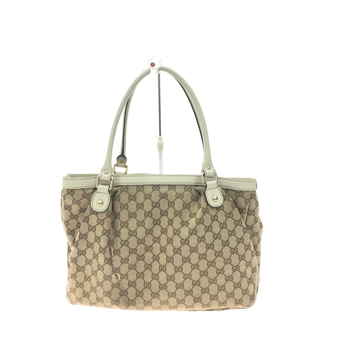 Gucci Bag Sookie Shoulder Tote Interlocking G GG Canvas Beige — view 2